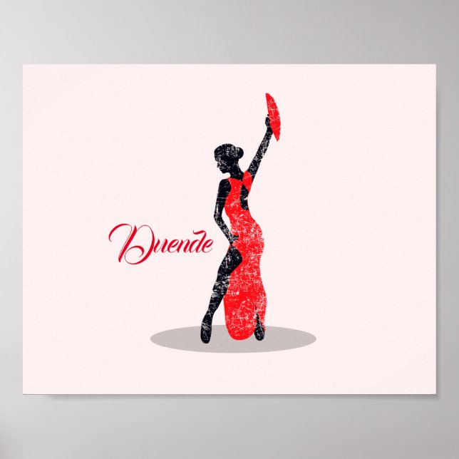 Poster Danseur flamenco (Devant)