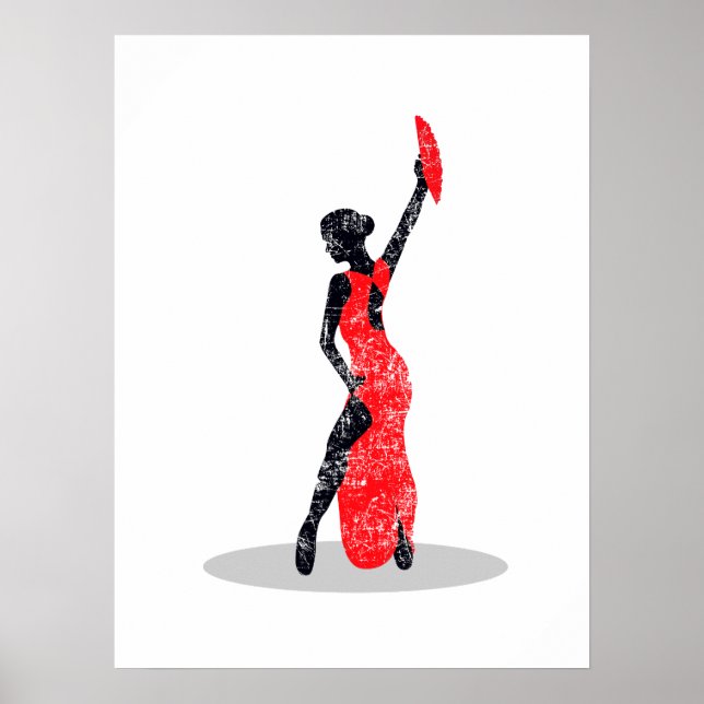 Poster Danseur flamenco (Devant)