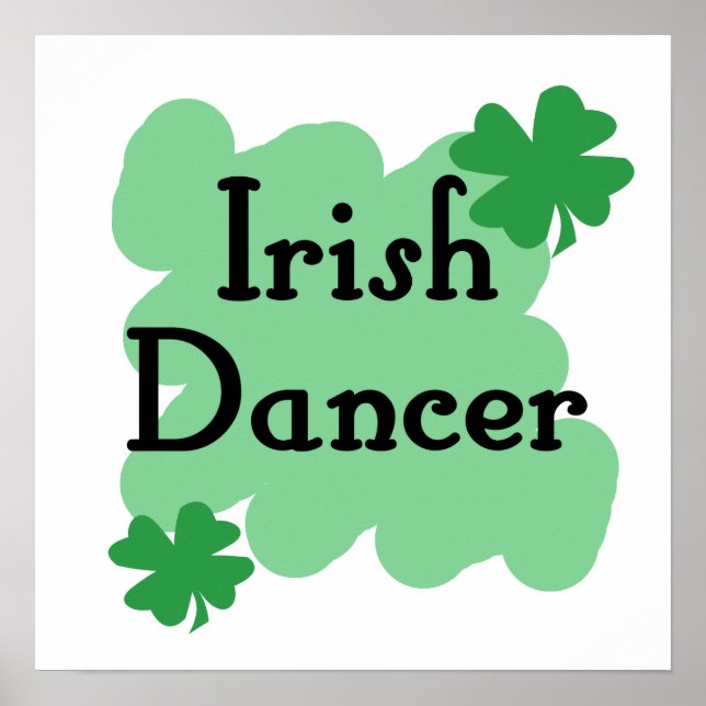 Poster Danseur irlandais (Devant)