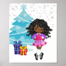 Danseur irlandais africain Noël d'hiver