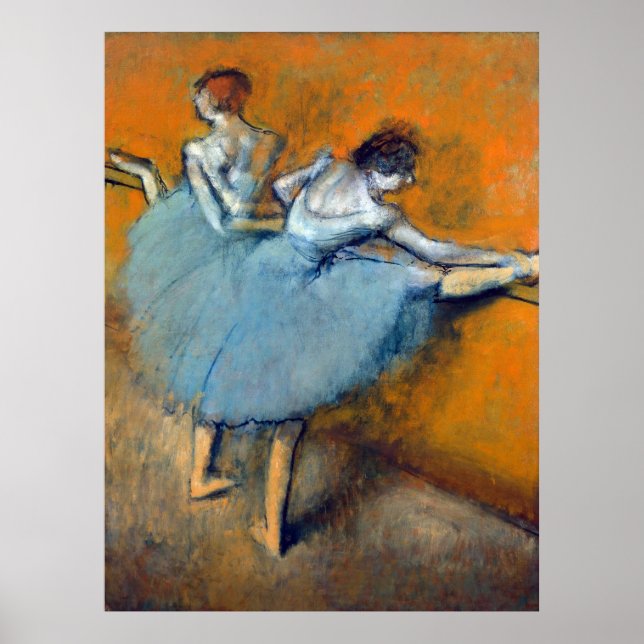 Poster Danseurs au Barre, Edgar Degas (Devant)