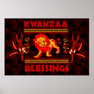 Poster Danseurs de Kwanzaa