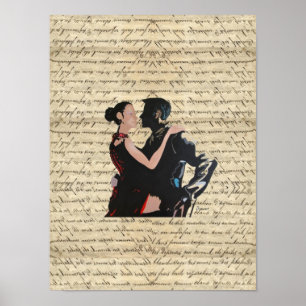 Poster Danseurs de tango