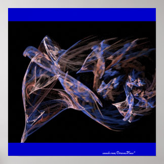 Poster Danseurs du vent Fractal