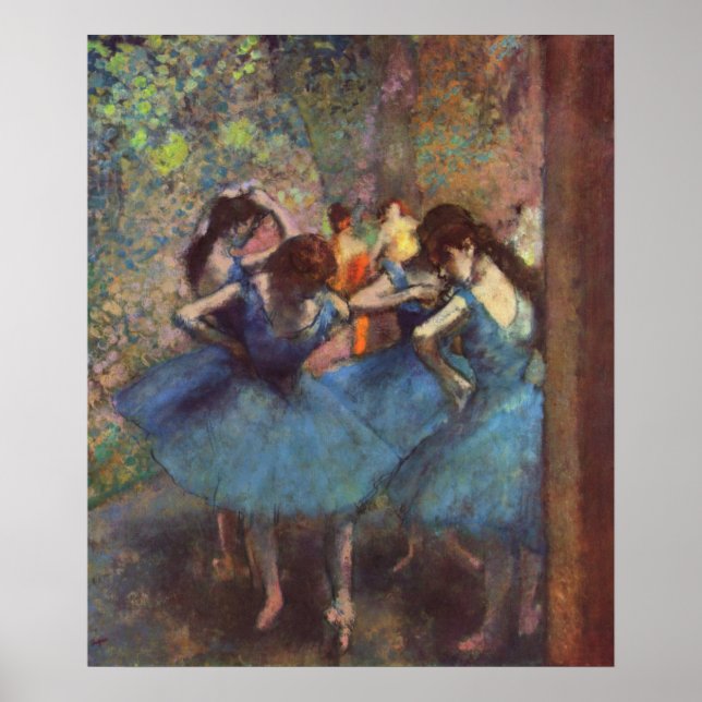 Poster Danseurs - Edgar Degas - 1890 (Devant)