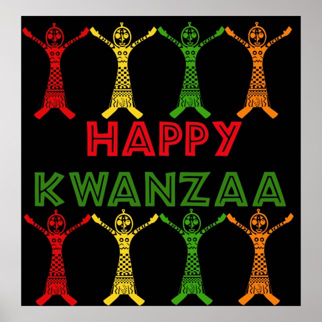 Poster Danseurs Kwanzaa (Devant)
