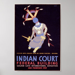 Poster Danseuse Apache Devil