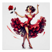 Danseuse de flamenco