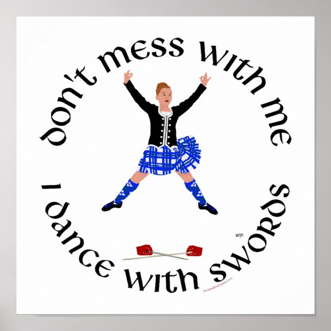 Poster Danseuse des Highlands Ne Me Cherchez Pas (Devant)