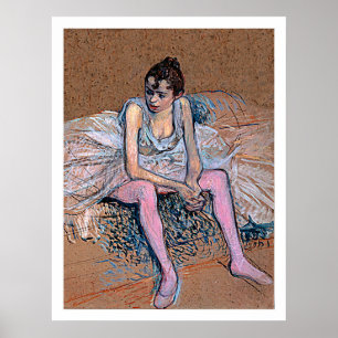 Poster Danseuse en Pink Tights