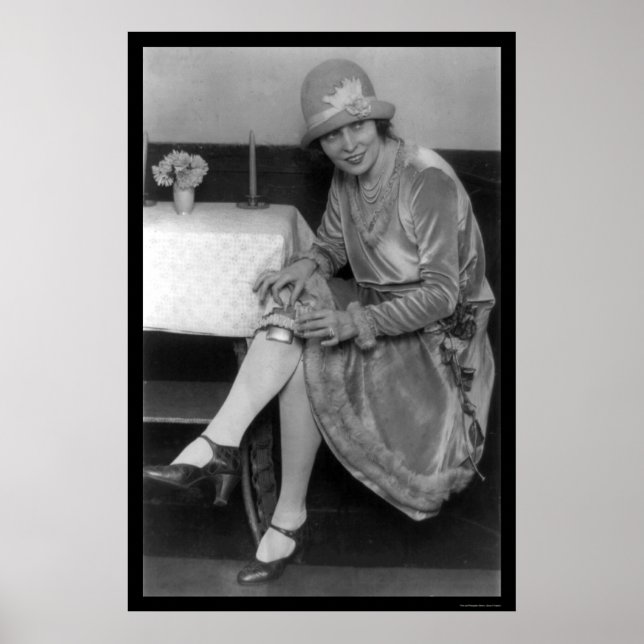 Poster Danseuse et sa fiole de jarre 1926 (Devant)