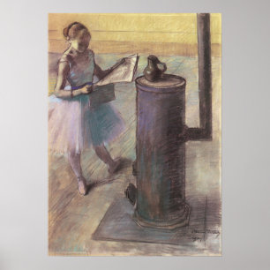 Poster Danseuse Repose par Edgar Degas, Ballet Art Vintag