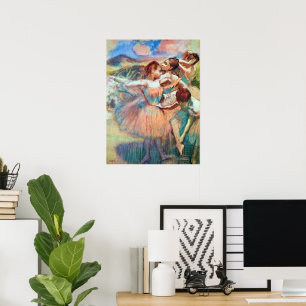 Poster Danseuses dans un paysage d'Edgar Degas
