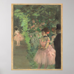 Poster Danseuses en coulisses - Edgar Degas Fine Art
