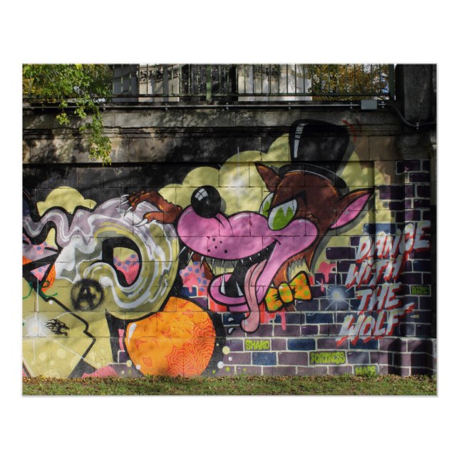 Poster Dansez Avec Le Graffiti Wolf (Devant)