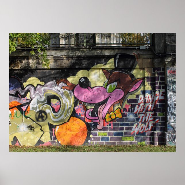 Poster Dansez Avec Le Graffiti Wolf (Devant)