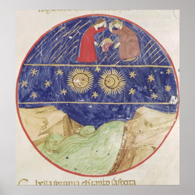 Poster Dante et Beatrice (Devant)