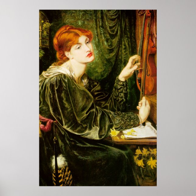 Poster Dante Gabriel Rossetti (Devant)