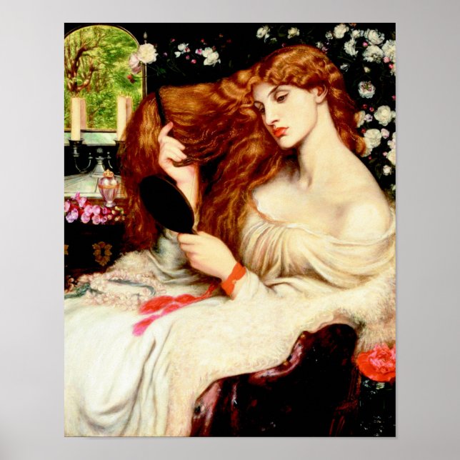 Poster Dante Gabriel Rossetti | Lady Lilith (Devant)