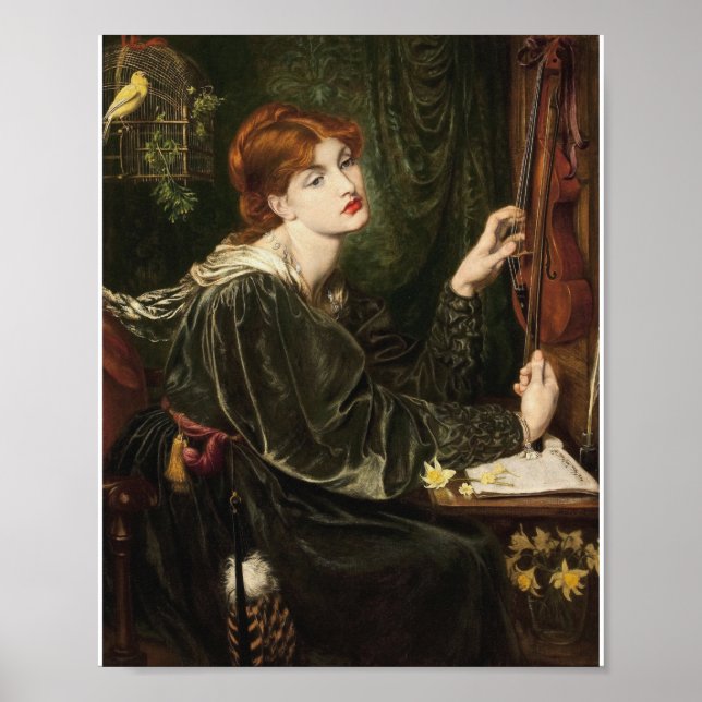 Poster Dante Gabriel Rossetti - Veronica Veronese (Devant)
