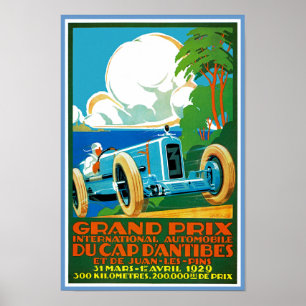 Poster d'Antibes de Grand prix Du Cap