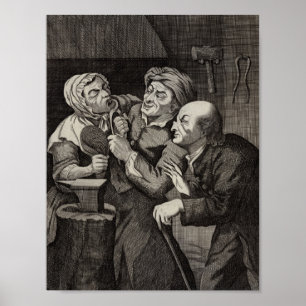 Poster d'antiquité pour le bureau des dentistes a