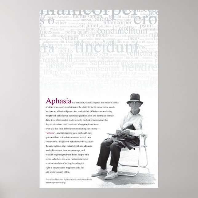 Poster d'Aphasia (Devant)