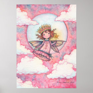 Poster Daphne Princesse Fée Art par Molly Harrison