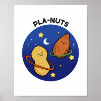 Poster d'arachide de l'espace extra-atmosphérique