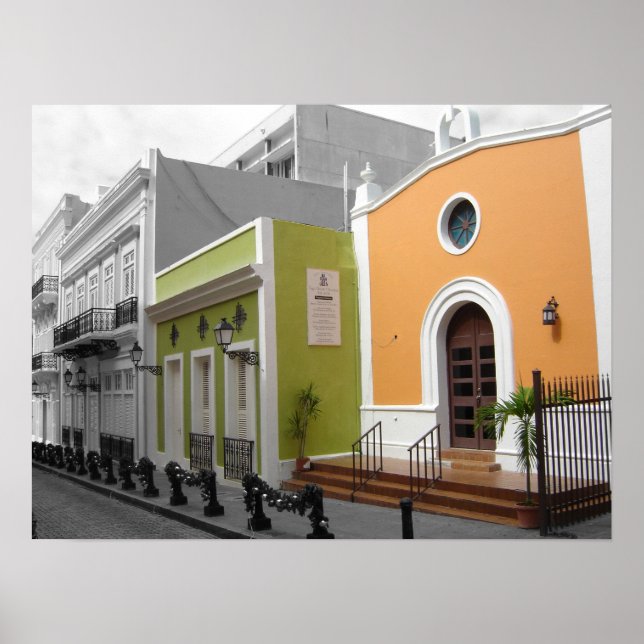 Poster d'architecture espagnole (Devant)