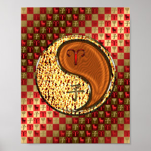 Poster d'Aries et de Wood Rat