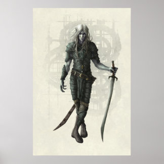 Poster DARK ELF par Kerem Beyit