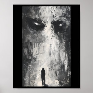 Poster Dark Gothic Chemin Démon Horreur Art Evil Grunge G