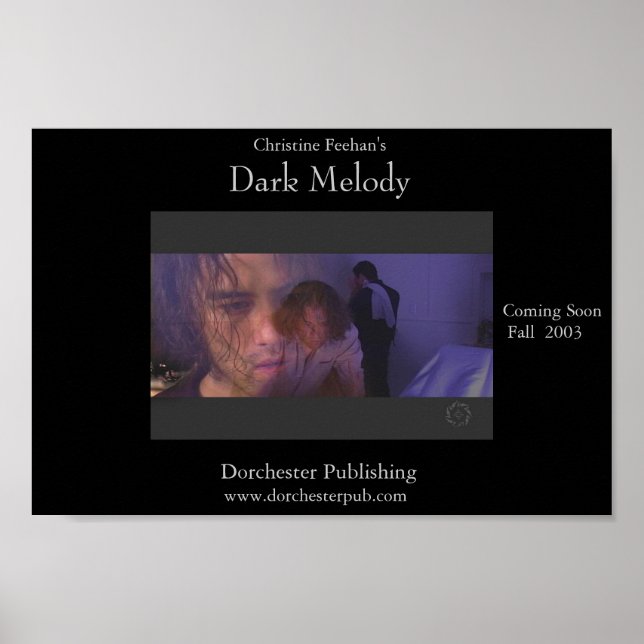 Poster Dark Melody avec sites web (Devant)