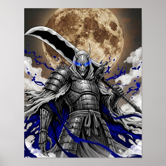 Poster Dark Samurai Demon Warrior (Devant)