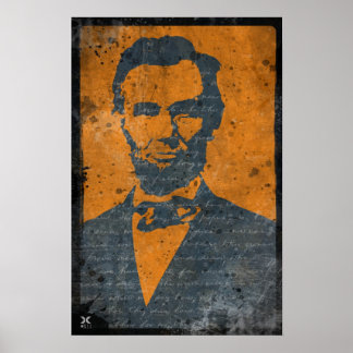 Poster Darkana Style Lincoln Portrait