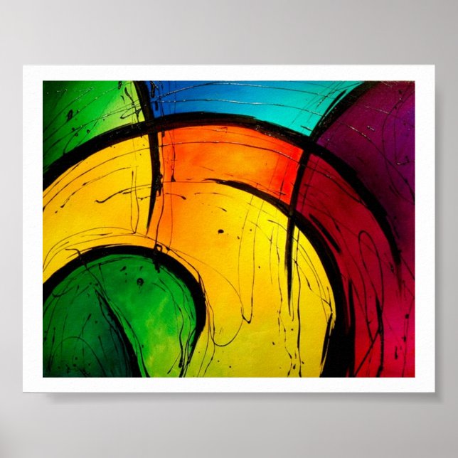 Poster d'art Abstrait (Devant)