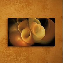 Poster d'art Abstrait fractal de Space Apricot