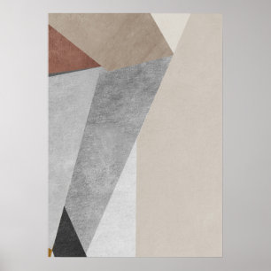 Poster d'art Abstrait géométrique Motif mural