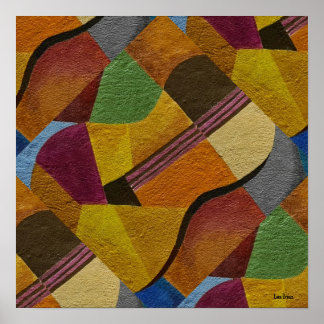 Poster d'art acrylique Moderne