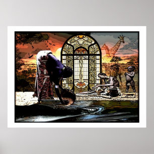 Poster d'art afrocentrique