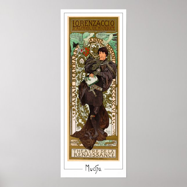 Poster d'art Alphonse Mucha Zedign #371 (Devant)