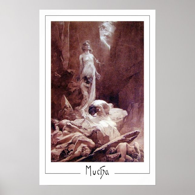 Poster d'art Alphonse Mucha Zedign #77 (Devant)