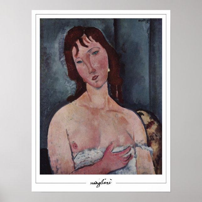 Poster d'art Amedeo Modigliani Zedign #123 (Devant)