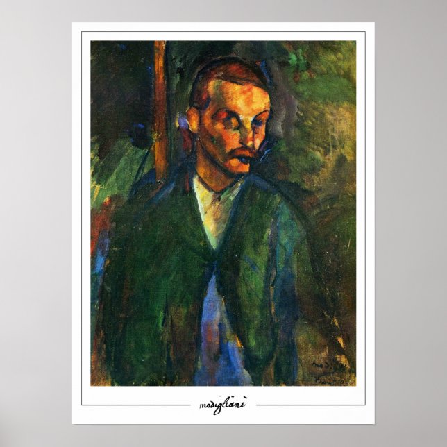 Poster d'art Amedeo Modigliani Zedign #18 (Devant)