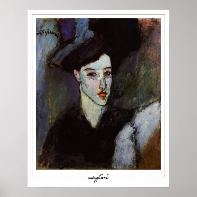 Poster d'art Amedeo Modigliani Zedign #304 (Devant)