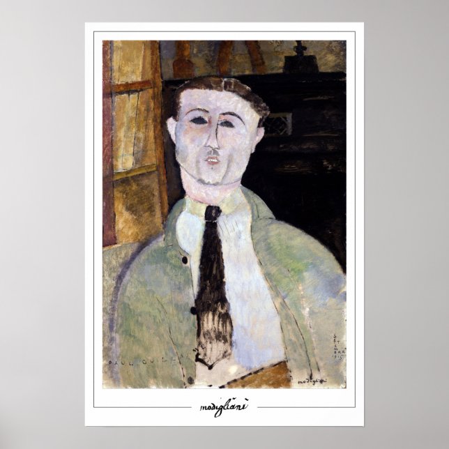 Poster d'art Amedeo Modigliani Zedign #352 (Devant)