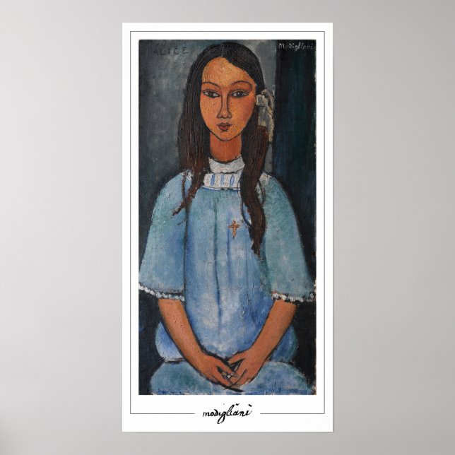 Poster d'art Amedeo Modigliani Zedign #5 (Devant)