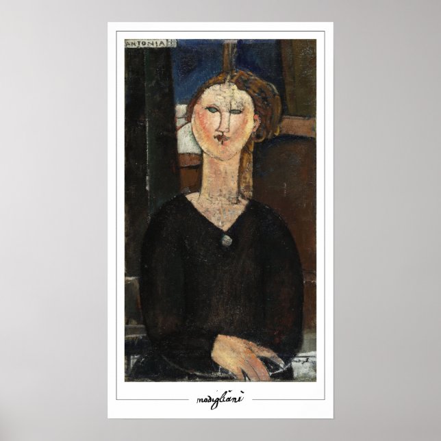Poster d'art Amedeo Modigliani Zedign #7 (Devant)