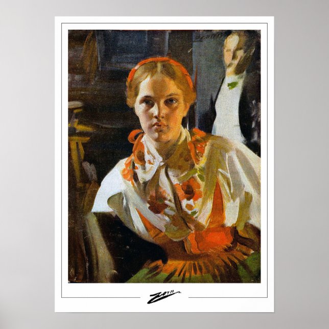 Poster d'art Anders Zorn Zedign #10 (Devant)